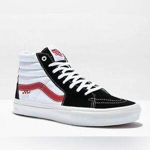 Vans SKATE SK8-HI SHOES Black/ White Women Size 10.5 Men's 9.0 US
